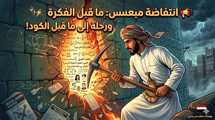 📢 انتفاضة مبعسس: ما قبل الفكرة ورحلة إلى ما قبل الكود!